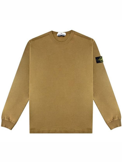 Wappen Patch Crewneck Sweatshirt Brown - STONE ISLAND - BALAAN 2