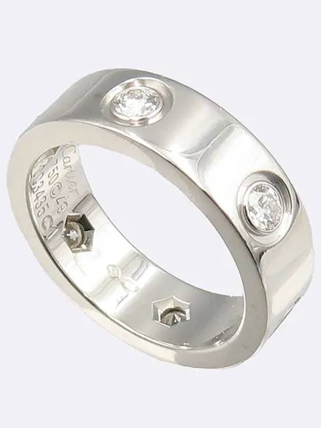 B4026049 18K white gold 6P diamond love ring No 9 - CARTIER - BALAAN 1