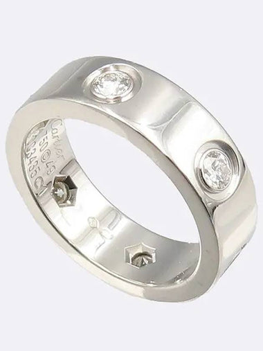 B4026049 18K white gold 6P diamond love ring No 9 - CARTIER - BALAAN 1