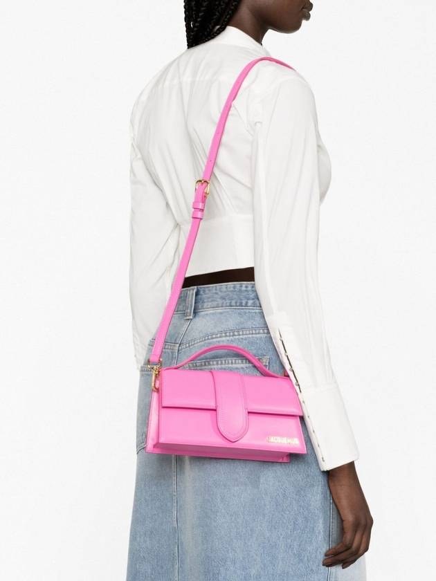 Le Grand Bambino Flap Cross Bag Neo Pink - JACQUEMUS - BALAAN 5