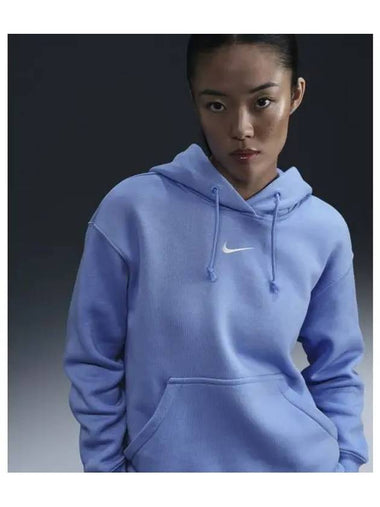 Sportswear Phoenix Fleece Oversized Pullover Hoodie W Royal Pulse DQ5861 494 - NIKE - BALAAN 1