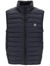 Chamber R Nylon Down Vest Navy - STONE ISLAND - BALAAN 2