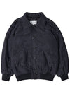 Men's Dupion Silk Bomber Jacket Black - MAISON MARGIELA - BALAAN 2