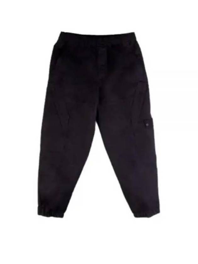 Ghost Piece O Ventile Cotton Cargo Straight Pants Black - STONE ISLAND - BALAAN 2