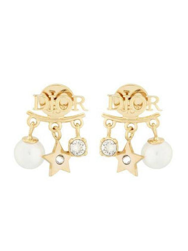 Clair D Lune Earrings Gold - DIOR - BALAAN 1