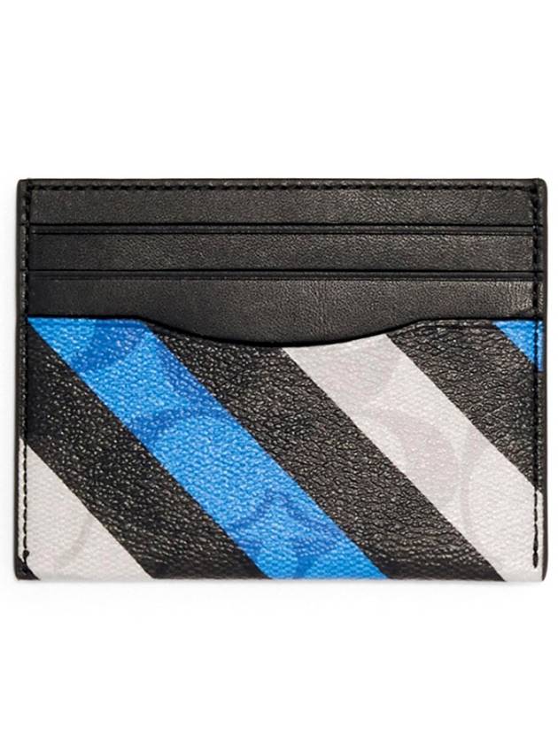 Striped card wallet - COACH - BALAAN 1