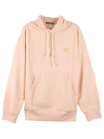 Farrin Face Oversized Hoodie Powder Pink - ACNE STUDIOS - BALAAN 1