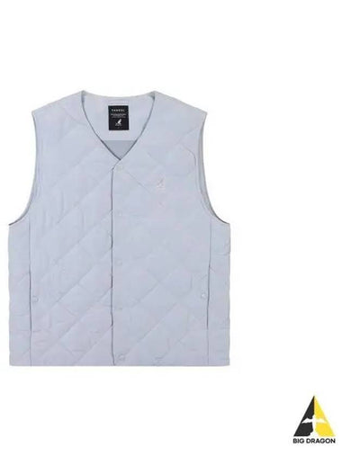 Quilted padded vest 6126 gray - KANGOL - BALAAN 1