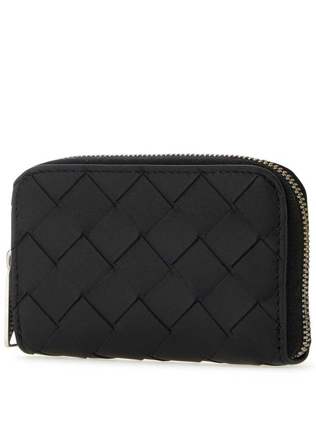 Zipper Coin Purse Black - BOTTEGA VENETA - BALAAN 3