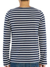 Minquiers Modern Stripe Long Sleeve T-Shirt Navy - SAINT JAMES - BALAAN 6