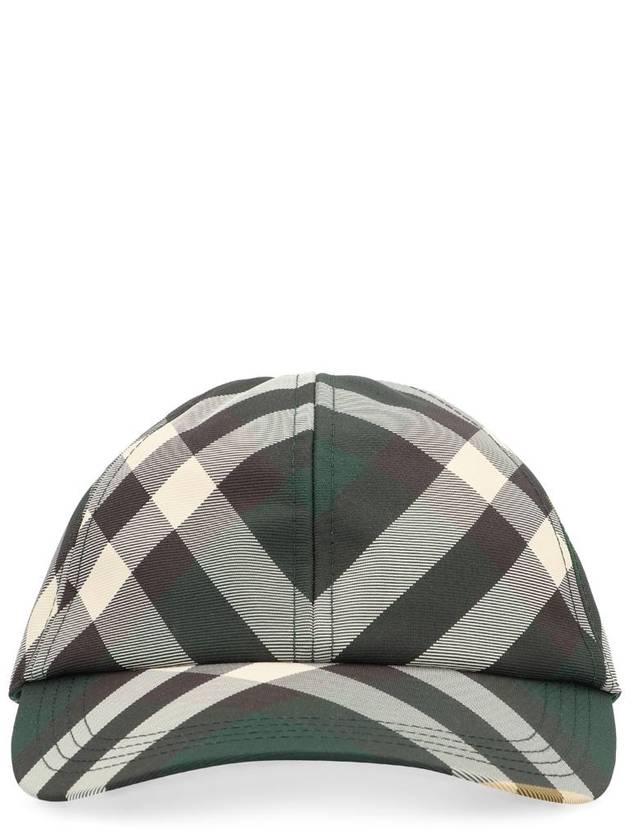 Check pattern ball cap green - BURBERRY - BALAAN 2