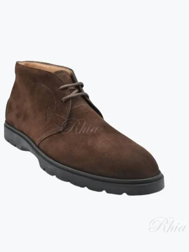 Suede Desert Winter Boots Brown - TOD'S - BALAAN 2