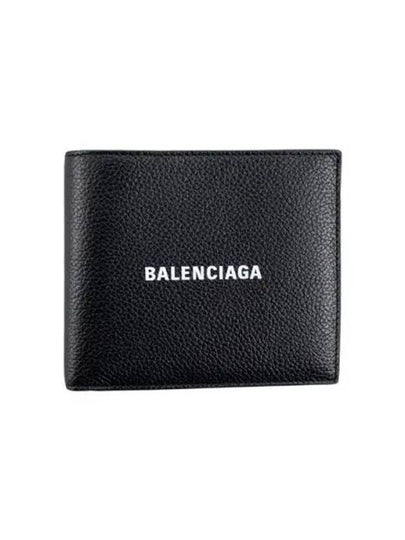 Logo Print Half Wallet Black - BALENCIAGA - BALAAN 2