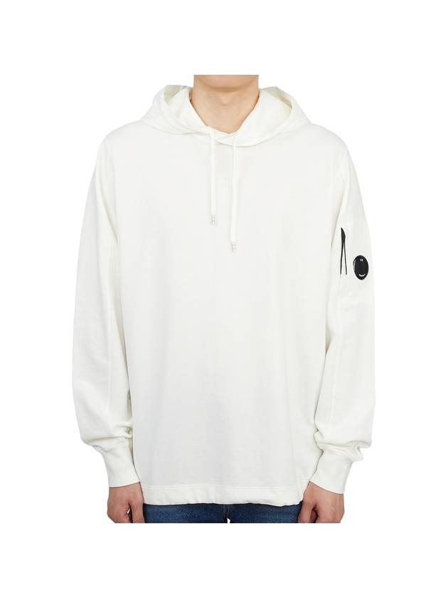 Lightweight Cotton Hoodie White - CP COMPANY - BALAAN 2