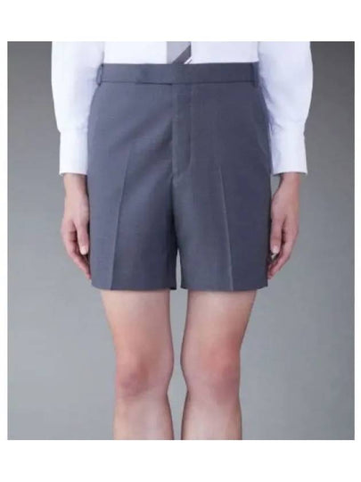 Twill Low Rise Color Mini Shorts Dark Grey - THOM BROWNE - BALAAN 2