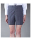 Twill Low Rise Color Mini Shorts Dark Grey - THOM BROWNE - BALAAN 2