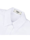 Logo zipper pocket cotton shirt FS8063 AFLK F0ZNM - FENDI - BALAAN 7