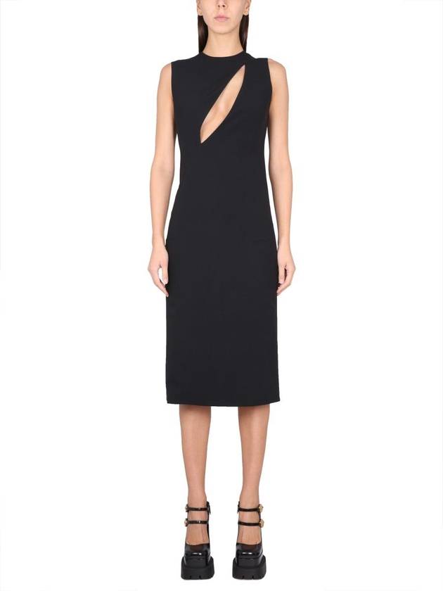 cut-out sleeveless midi dress 10097491A00540 - VERSACE - BALAAN 2