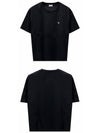 Triomphe Loose Logo Short Sleeve T-Shirt Black - CELINE - BALAAN 5