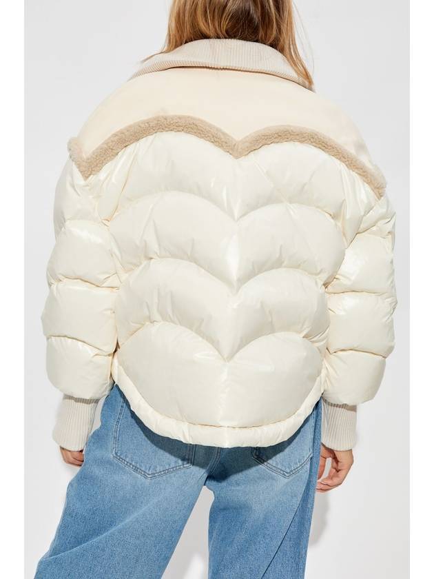 Khrisjoy Down Jacket With Collar, Women's, Cream - KHRISJOY - BALAAN 4