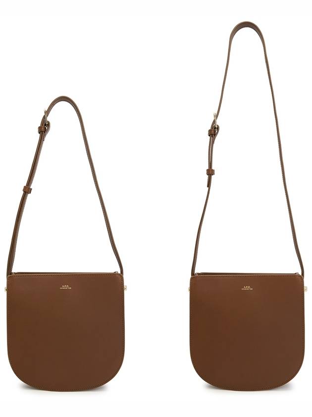 Geneve Smooth Leather New Shoulder Bag Brown - A.P.C. - BALAAN 8