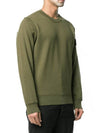 Men's Wappen Patch Sweatshirt Khaki - STONE ISLAND - BALAAN 3