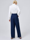 Women s High Waist Two Tuck Check Pants Blue JE8PPTA01F - JBYRARA - BALAAN 2