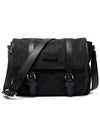 GG Microsima Nylon Messenger Bag Black - GUCCI - BALAAN 2