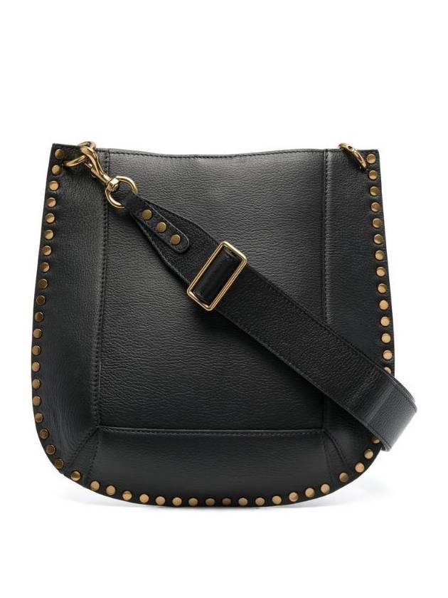 Oskan Hobo Leather Cross Bag Black - ISABEL MARANT - BALAAN 2