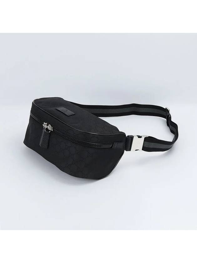 GG Fabric Waist Bag Black - GUCCI - BALAAN 4