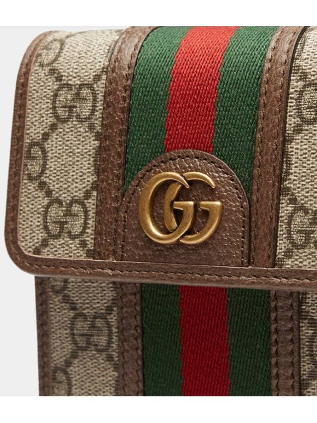 Ophidia GG Mini Bag Beige Ebony Brown - GUCCI - BALAAN 10