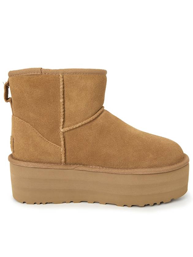 Classic Mini Platform Suede Winter Boots Chestnut - UGG - BALAAN 5