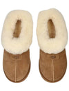 Tazzette Fur Collar Suede Slip-On Chestnut - UGG - BALAAN 5