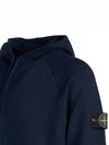 Wappen Patch Cotton Hooded Jacket Navy - STONE ISLAND - BALAAN 6