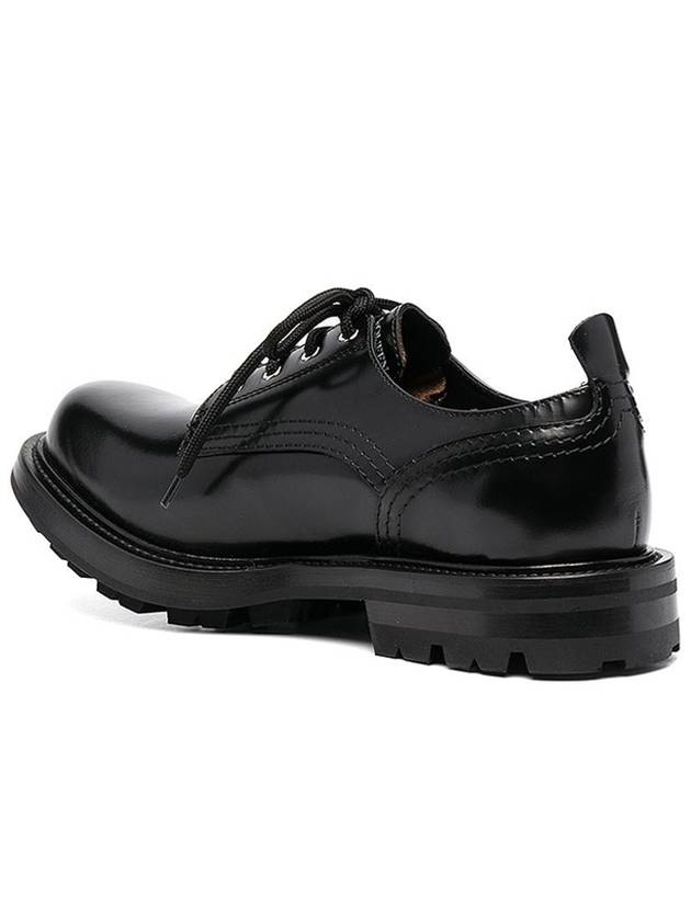 Lace Up Chunky Sole Derby Black - ALEXANDER MCQUEEN - BALAAN 5