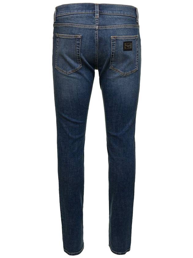 Essential Stretch Skinny Jeans Blue - DOLCE&GABBANA - BALAAN 3