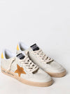 Ballstar Yellow Tab Low Top Sneakers White Cathay - GOLDEN GOOSE - BALAAN 5