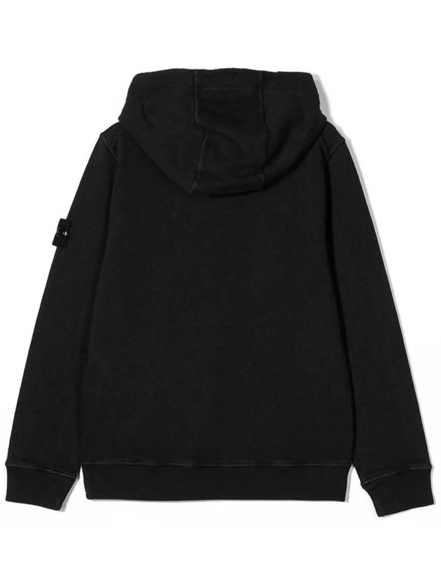 12th Anniversary Kids Waffen Patch Hoodie Black 721662841 V0129 - STONE ISLAND - BALAAN 3