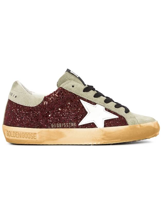 Superstar Clitter Low Top Sneakers Bordeaux - GOLDEN GOOSE - BALAAN 6