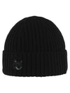 Wool Fox Head Beanie Black - MAISON KITSUNE - BALAAN 5