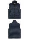 Wappen Patch Ripstone Nylon Padding Vest Navy - STONE ISLAND - BALAAN 5