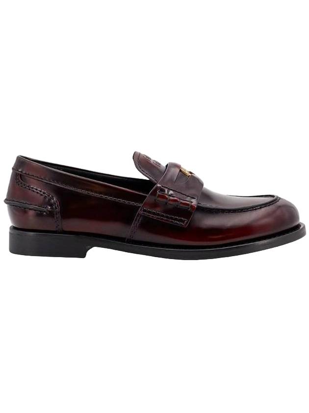 Leather Loafers WITH Metal Penny 5D773DP39F0D27 B0651328537 - MIU MIU - BALAAN 1