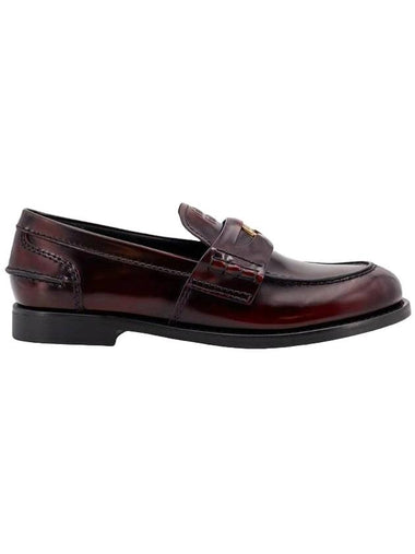 Leather Loafers WITH Metal Penny 5D773DP39F0D27 B0651328537 - MIU MIU - BALAAN 1