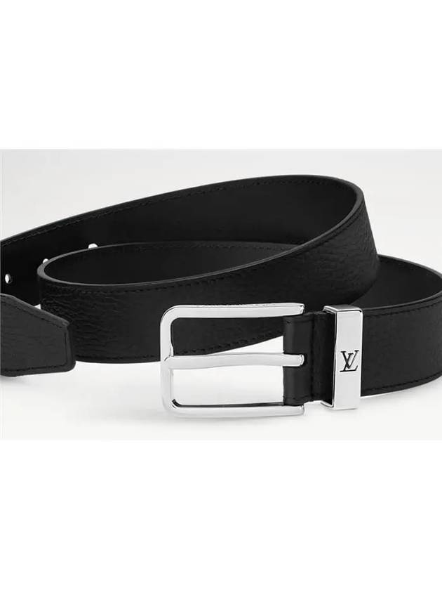 Men's Pont Neuf 35MM Leather Belt Black - LOUIS VUITTON - BALAAN 4