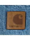 24SS Logo Patch Marlow Denim Pants Medium Blue I023029 01WJ - CARHARTT - BALAAN 4