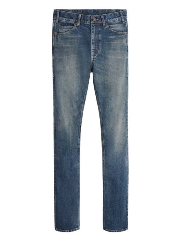 Trail Wash Denim Skinny Jeans Blue - CELINE - BALAAN 1