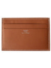 Citizen Twill Card Wallet Gold Brown - HERMES - BALAAN 1