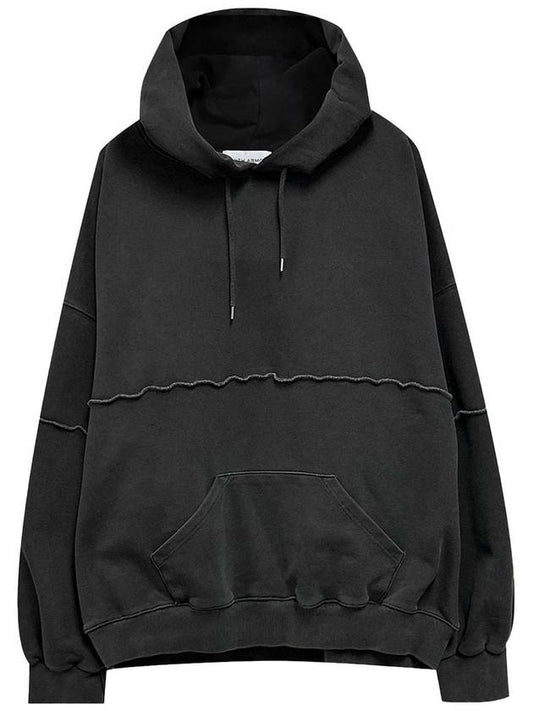 Overlock wave overfit hood_Charcoal - SMITH ARMOR - BALAAN 1