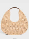 Classic Panier Raffia Calfskin Shoulder Bag Tan - CELINE - BALAAN 4