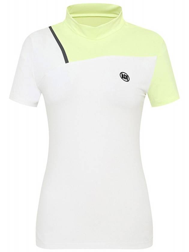 color blocking sporty high neck t-shirtHD2WTS014 - HOLIC&PLAY - BALAAN 4